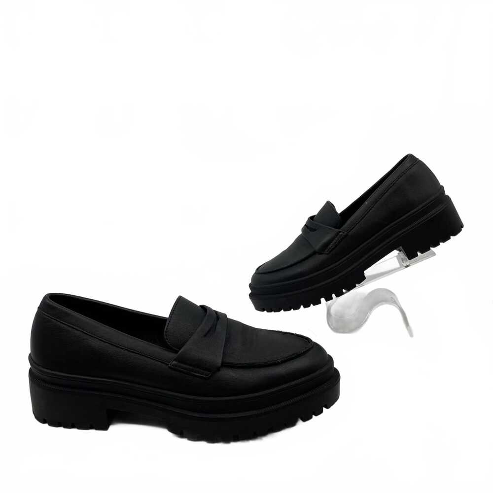 Patina Black Leather Loafer | Women’s US9